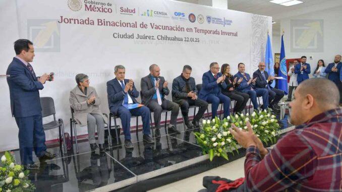 Arranca Jornada Binacional de Vacunación Invernal México-Estados Unidos