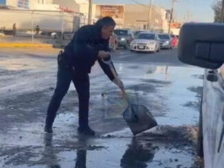 Se registra choque múltiple por congelamiento en Colegio Militar y Agustín Melgar