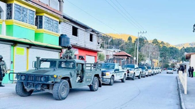 Mantienen células BOI trabajos de seguridad en Guadalupe y Calvo