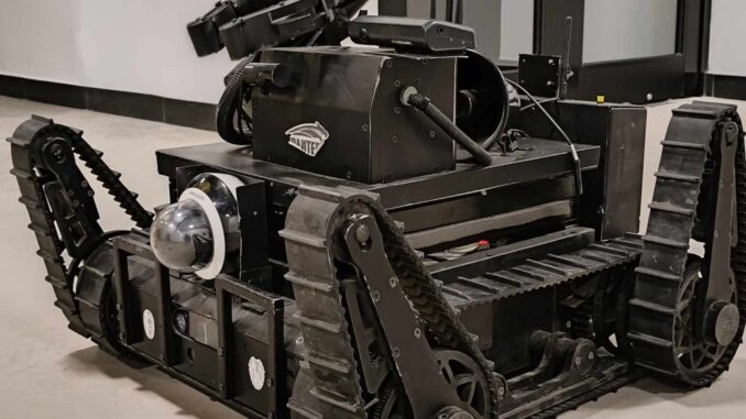 Conoce a robot “Pantera”, usado por policías municipales en operativos especiales