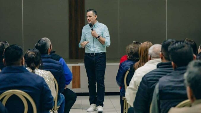 Reciben panistas de la zona sur del estado a Marco Bonilla