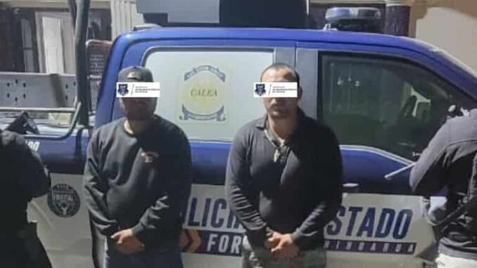 Operativo Conjunto detiene a dos en Guadalupe y Calvo por portación ilegal de armas