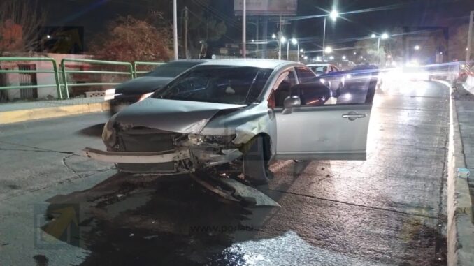 Choque en La Cantera provoca congestión en ambos sentidos