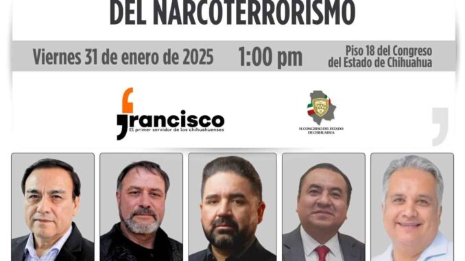 Julian Leyzaola, Adrián LeBarón, David Saucedo y Francisco Sánchez encabezarán mesas de análisis del Narcoterrorismo