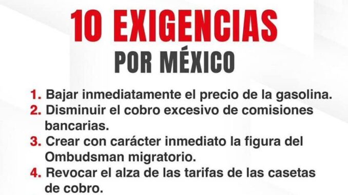 Respaldan diputados locales del PRI “10 exigencias por México”
