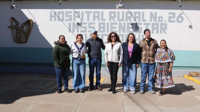 Entregan apoyos diputados de morena en albergue IMSS de Guachochi