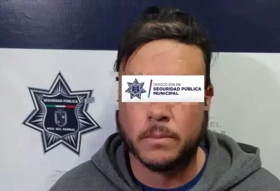 Detienen a hombre por violencia familiar