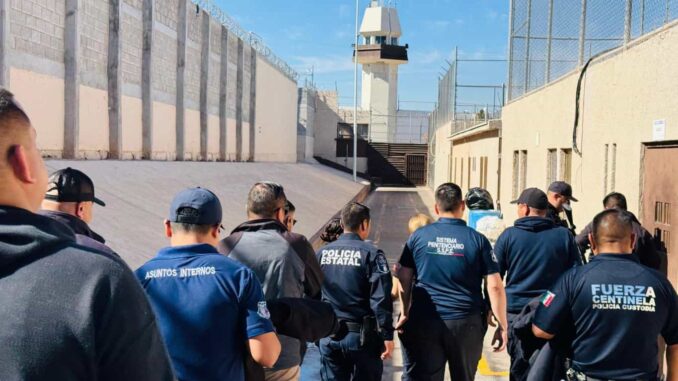 Realiza Asuntos Internos de la SSPE inspección sorpresa en Cereso #1 y CERSAI 