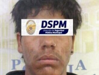 Municipales aseguran a joven con varias porciones de aparente cristal