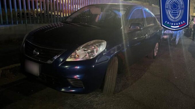 Recuperan AEI y DSPM vehículo robado en la calle Doblado