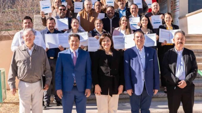 SEECH y 36 ayuntamientos firman convenios para fortalecer la educación en comunidades rurales
