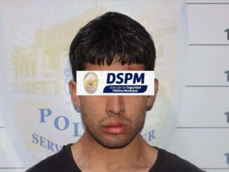 Pone Policía Municipal a disposición a robacarros detenido tras destrozar un Mercedes