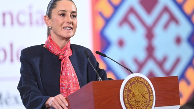 «Es tiempo de unidad y defensa de la soberanía», pide Sheinbaum ante aranceles
