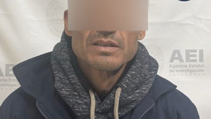 Detiene AEI a sujeto acusado por incumplir el pago de pensión alimenticia de sus tres hijos en Parral