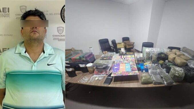 Captura Fiscalía en Operaciones estratégicas a presunto distribuidor de drogas exóticas