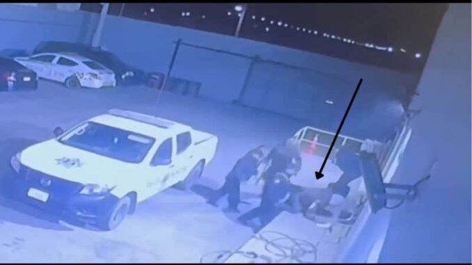 Difunden video de abuso de autoridad y exceso de fuerza pública por policías seccionales de Anáhuac