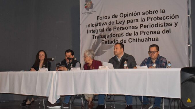 Avanza el Foro de Consulta para la Ley de Protección a Periodistas en Chihuahua