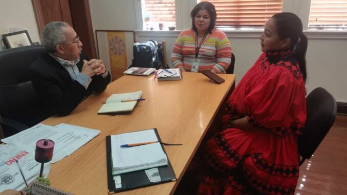 Diputada Edith Palma se reúne con funcionarios del INPI