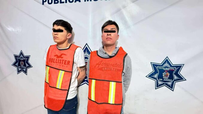 Los detienen haciendo disparos en la via pública con una arma calibre 9 mm