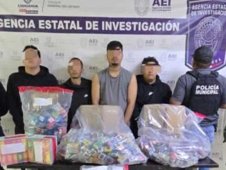 En cateo en la colonia Valle de la Madrid detienen a cuatro con drogas
