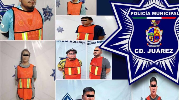 Detienen a ocho personas por violencia familiar