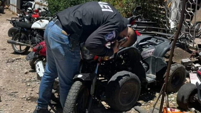 Realiza Célula BOI inspección a talleres de motocicletas en Parral