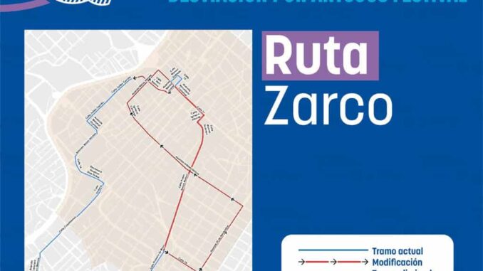 Informa Secretaría General de Gobierno modificaciones de rutas alimentadoras por Festival Antojos