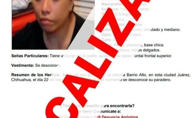 FEM localiza sana y salva a mujer que contaba con reporte de ausencia