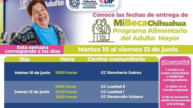 Fechas y centros comunitarios para recoger tu apoyo PAAM esta semana