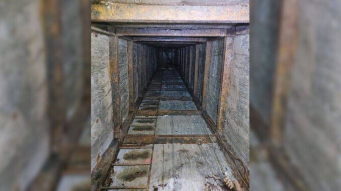 Hallan en Tijuana narcotúnel de 600 metros de largo