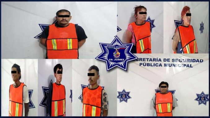 Detienen a 7 que tenían orden de aprehensión