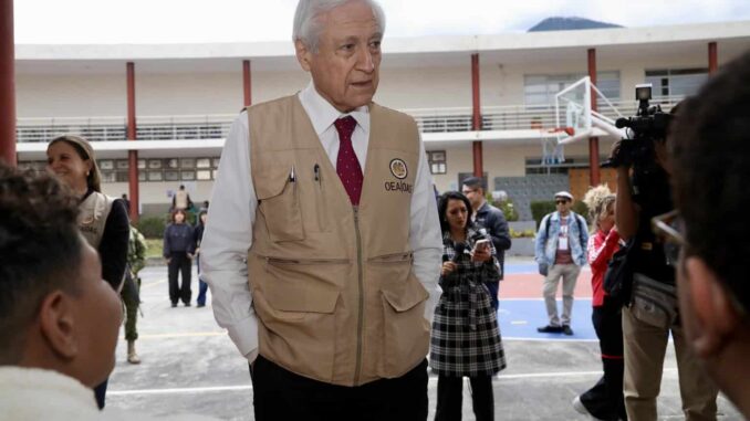 OEA destaca tranquilidad y baja participación en las elecciones judiciales