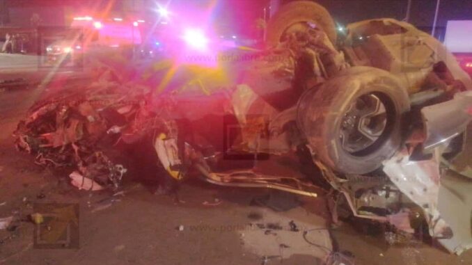 Mueren dos de los 7 jovencitos lesionados tras accidente en cruce del Lombardo Toledano y Juan Pablo II