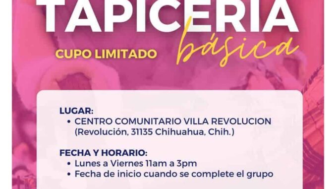 Aprende soldadura o tapicería con este curso del Municipio dirigido a mujeres
