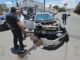 Choque deja una mujer lesionada en cruce de La Cantera y Washington