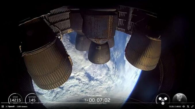 Starship llega a la órbita terrestre, pero se rompe y cae al Océano Índico tras perder combustible