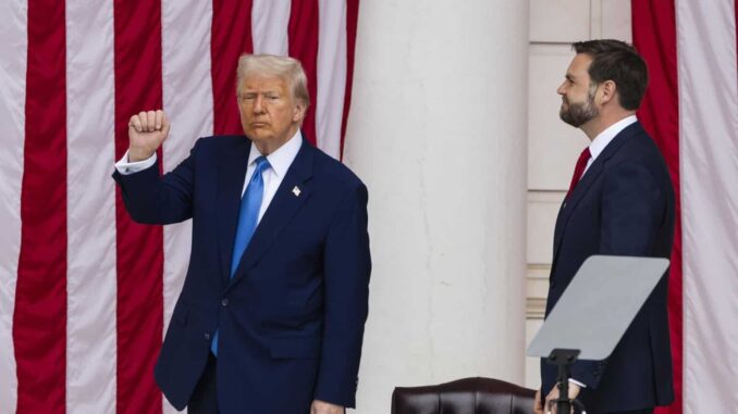 Trump ofrece a Canadá protección gratis bajo su «cúpula dorada» si se une a Estados Unidos