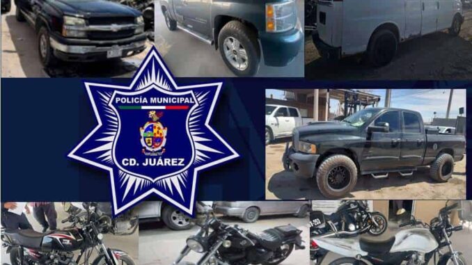 Recuperan 7 vehículos robados el fin de semana
