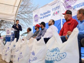 Entregan 10 toneladas de apoyos alimenticios a comunidades indígenas de Nonoava