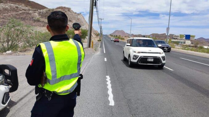 Por exceso de velocidad sancionan a 330 conductores del 12 al 17 de mayo