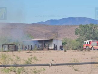 Incendio consume bodega en rancho de la localidad El 30, sin personas heridas
