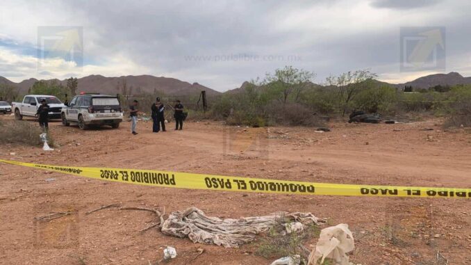 Hallan un ejecutado en terreno de la colonia Valle Dorado