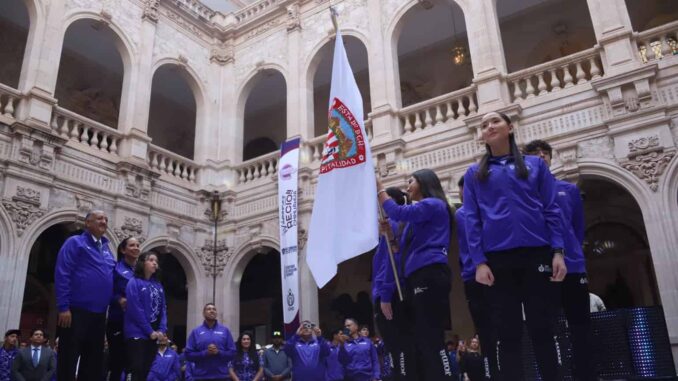 Abanderan a atletas y entrenadores rumbo a Olimpiada Nacional 2025