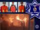 Arrestan a 3 hombres por incendiar viviendas