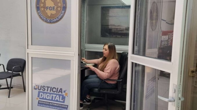 Invita Policía Municipal a utilizar módulo de atención de denuncia virtual de delitos en la Comandancia Norte