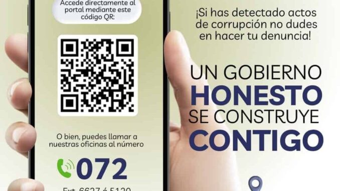 Comparte municipio canales para reportar posibles casos de corrupción por servidores públicos
