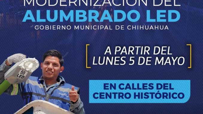 ¡Atención! El lunes inicia modernización del alumbrado LED en el Centro Histórico