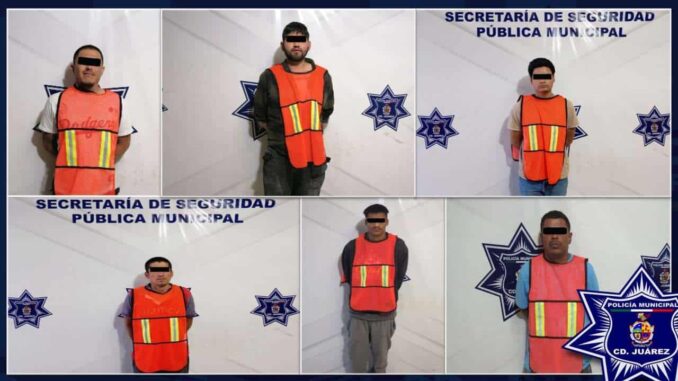 Arrestan a seis personas acusadas de violencia familiar