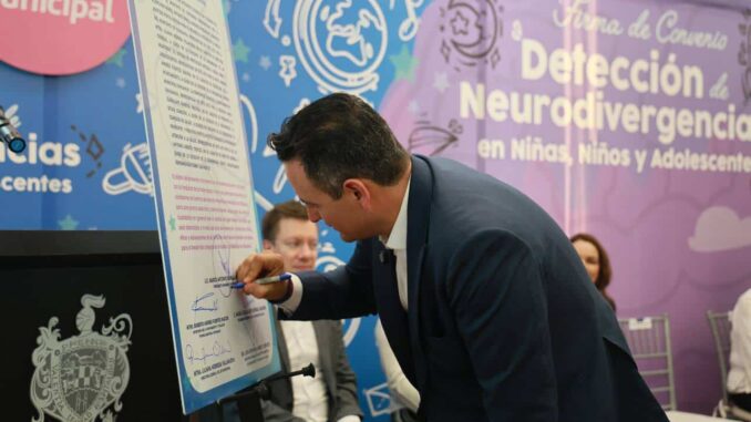 Refrenda alcalde Bonilla compromiso para la Detección de Neurodivergencias en Niñas y Niños de la Capital