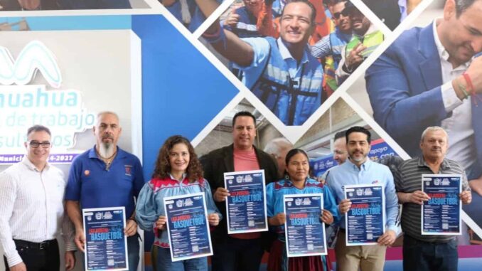 Presentan Chihuahua y Guachochi la convocatoria de la Liga Indígena de Baloncesto